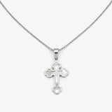 Grace Bloom™ Cross Necklace – Golden Grace