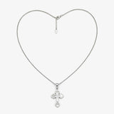 Grace Bloom™ Cross Necklace – Golden Grace