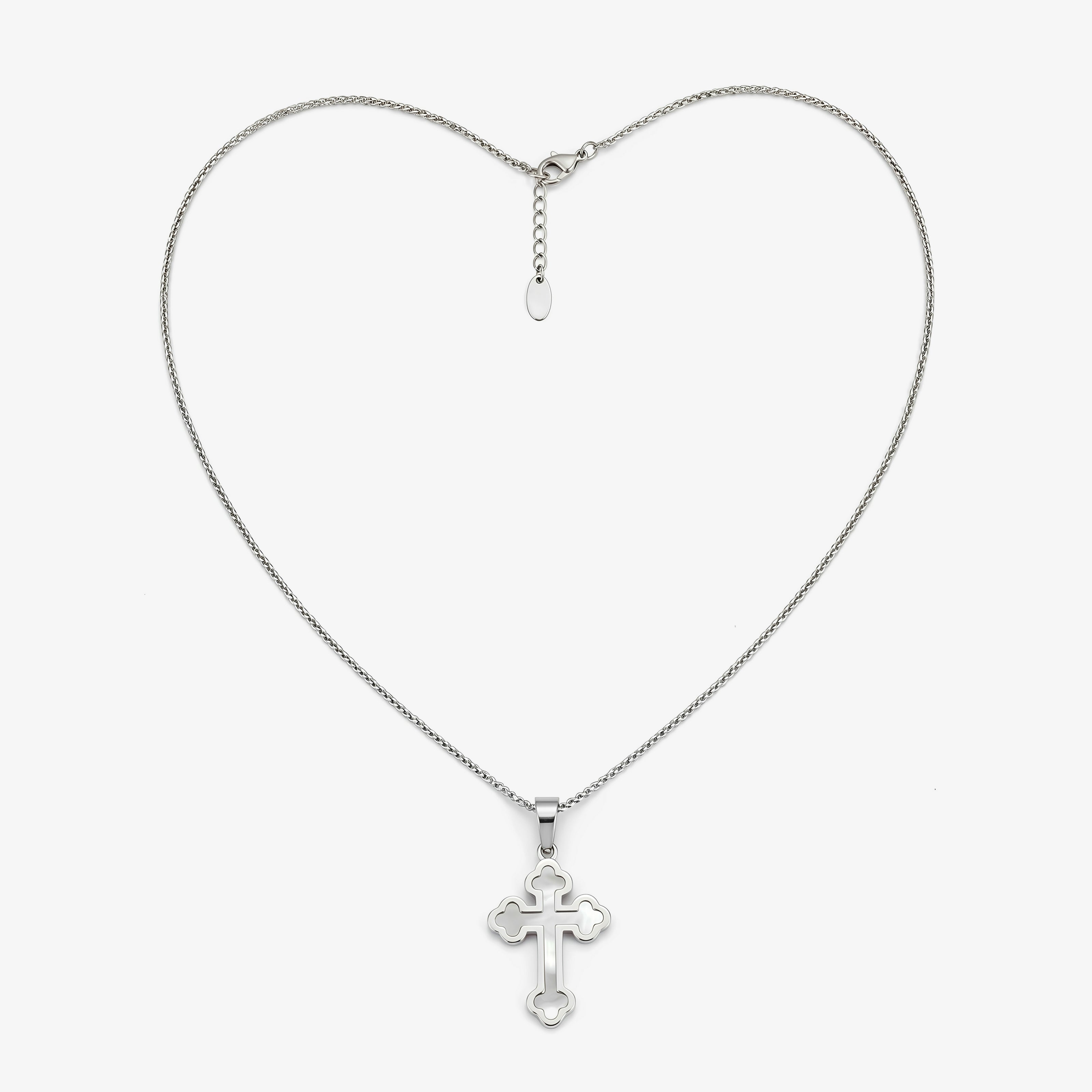 Grace Bloom™ Cross Necklace – Golden Grace