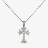 Guardian Faith Cross Necklace – Silver