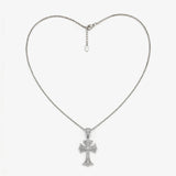 Guardian Faith Cross Necklace – Silver