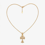 Guardian Faith Cross Necklace – Gold