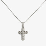 Celestial Halo Cross - Silver