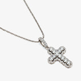 Celestial Halo Cross - Silver