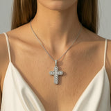 Celestial Halo Cross - Silver