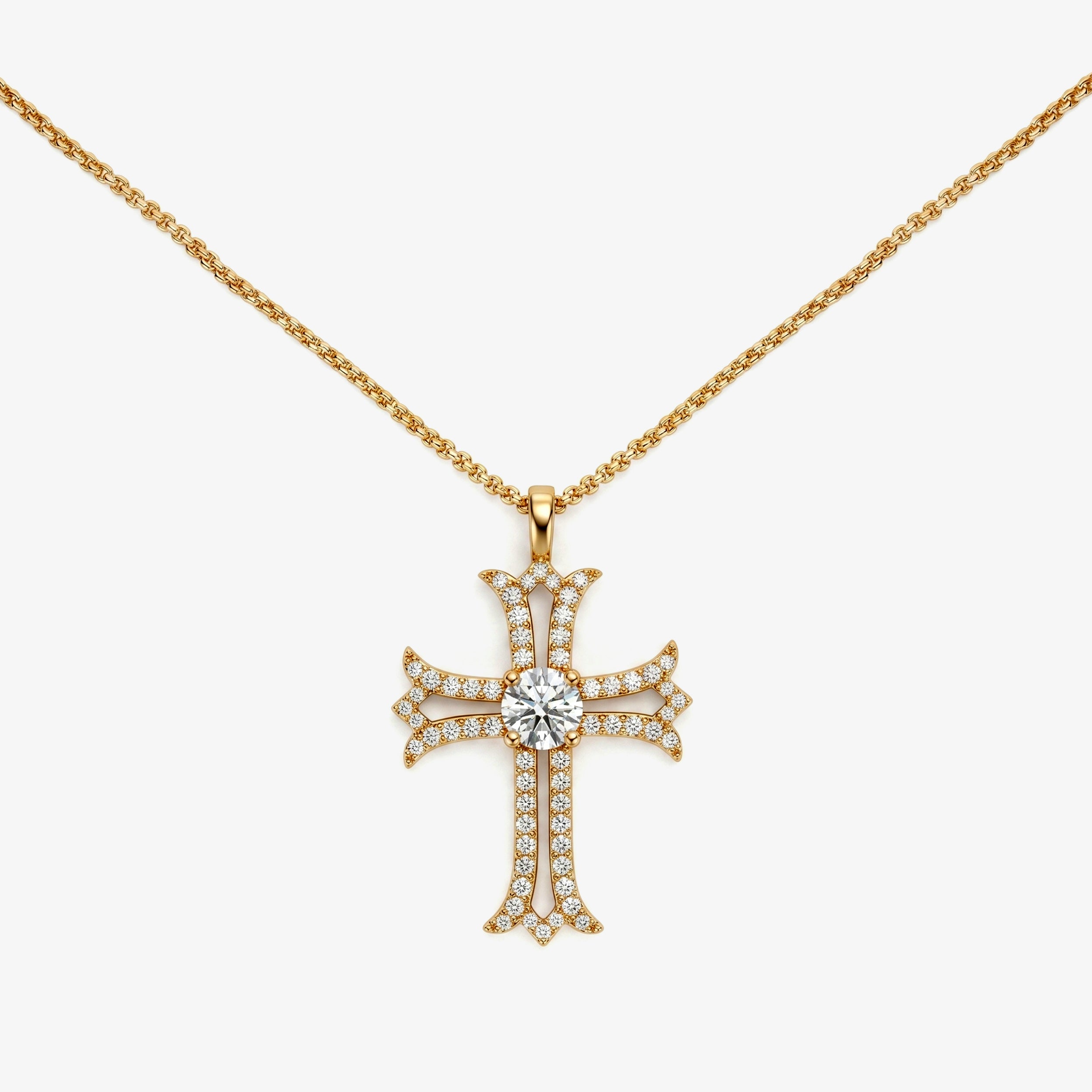 Solstice Cross - Gold