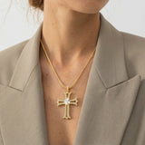 Solstice Cross - Gold
