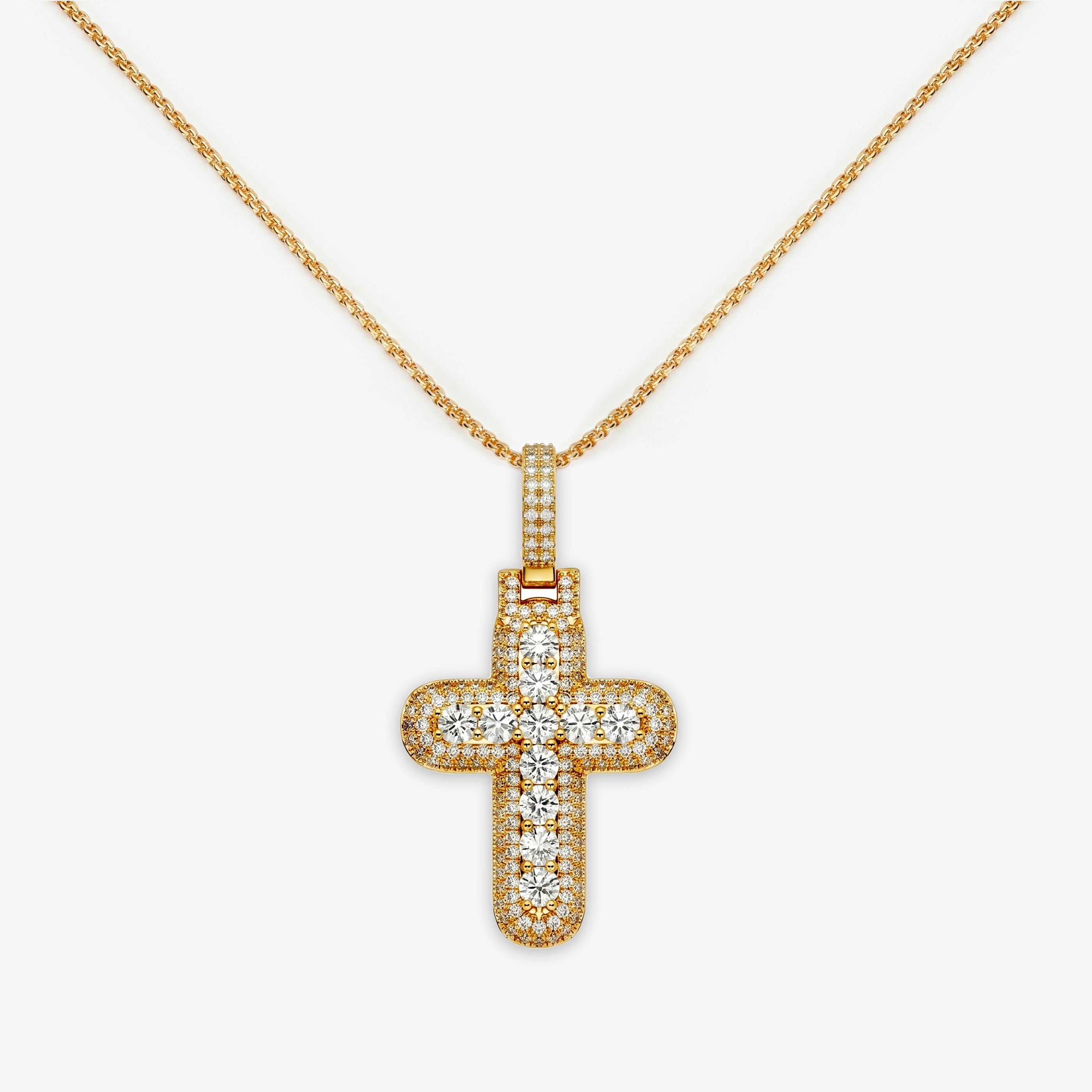 Regal Halo Cross - Gold