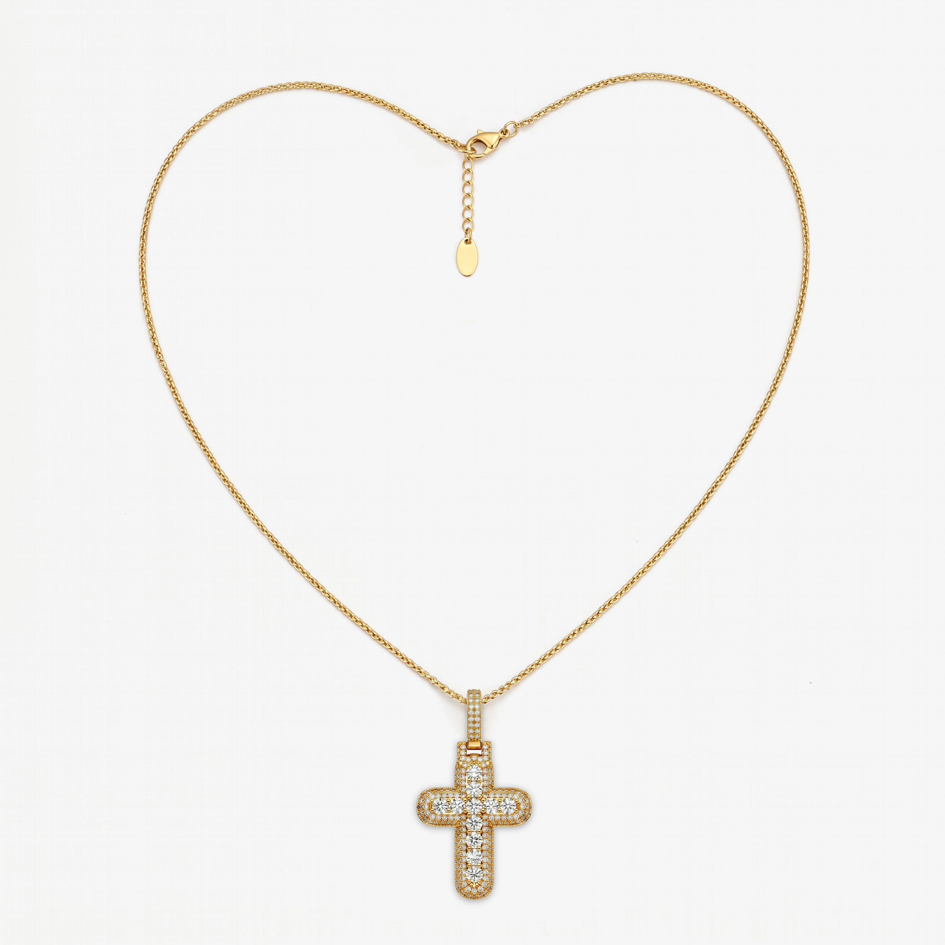 Regal Halo Cross - Gold