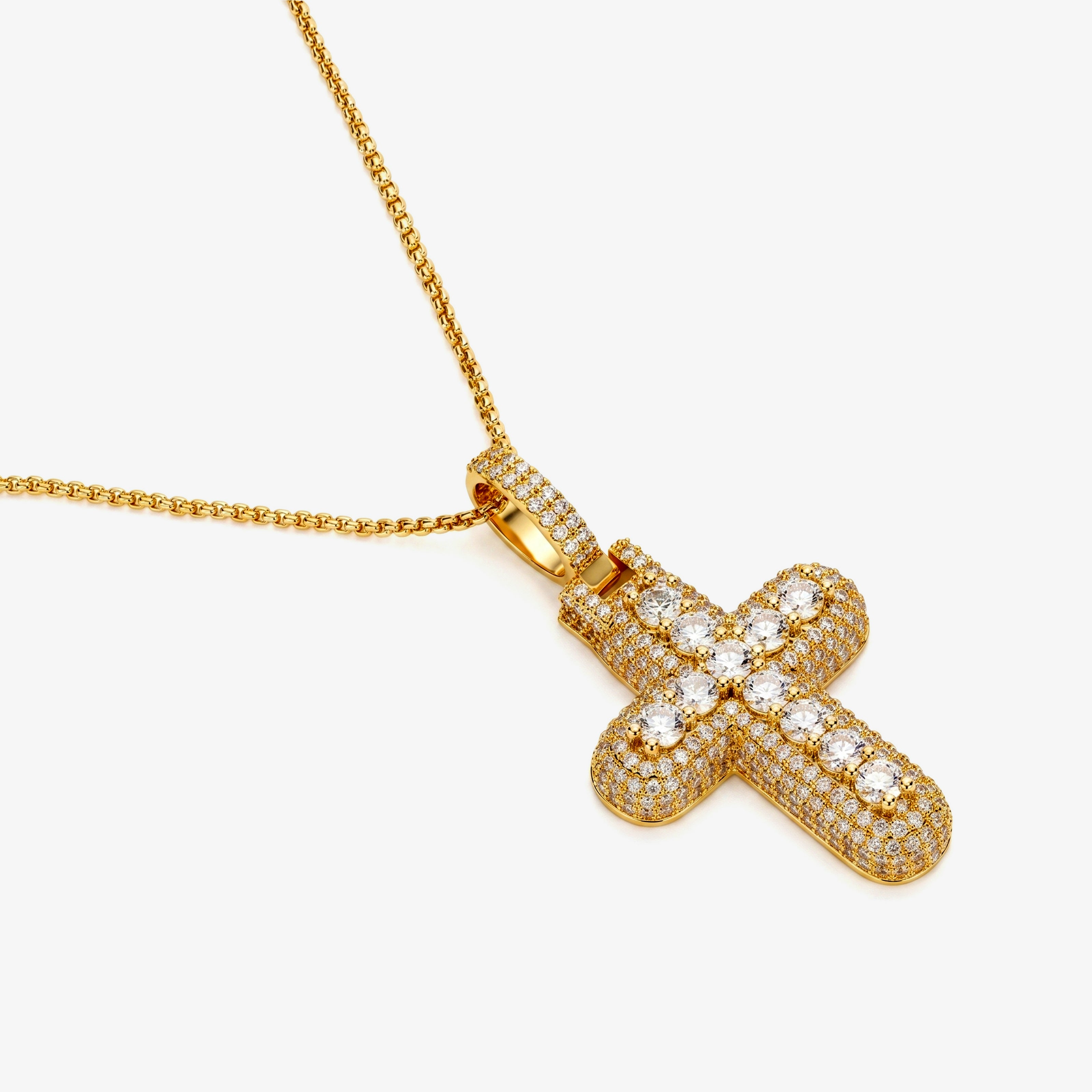 Regal Halo Cross - Gold