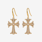 Guardian Faith Drop Earrings - Silver