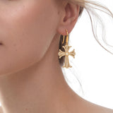 Guardian Faith Drop Earrings - Silver